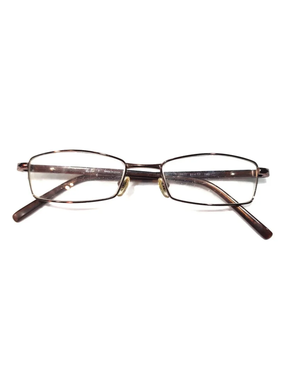 Ray Ban RB6103 2511 Brown Rectangular Eyeglasses 51-17 140